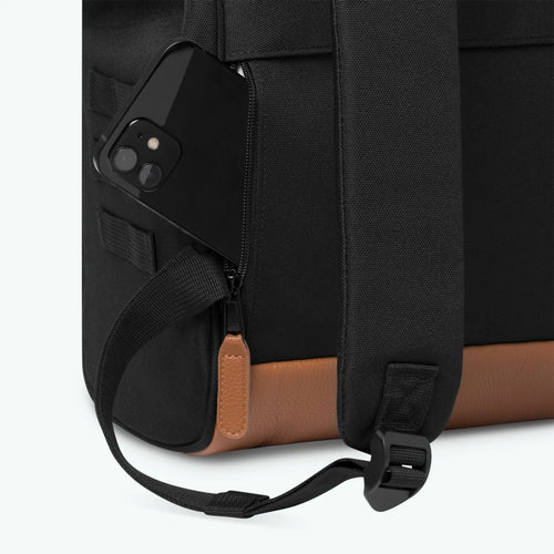 Adventurer Medium Cologne Black Backpack