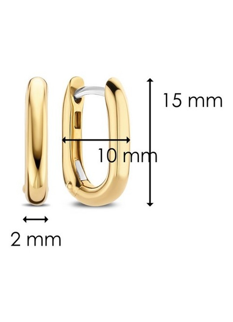 TI SENTO - Milano Gold-plated Earrings 7845SY