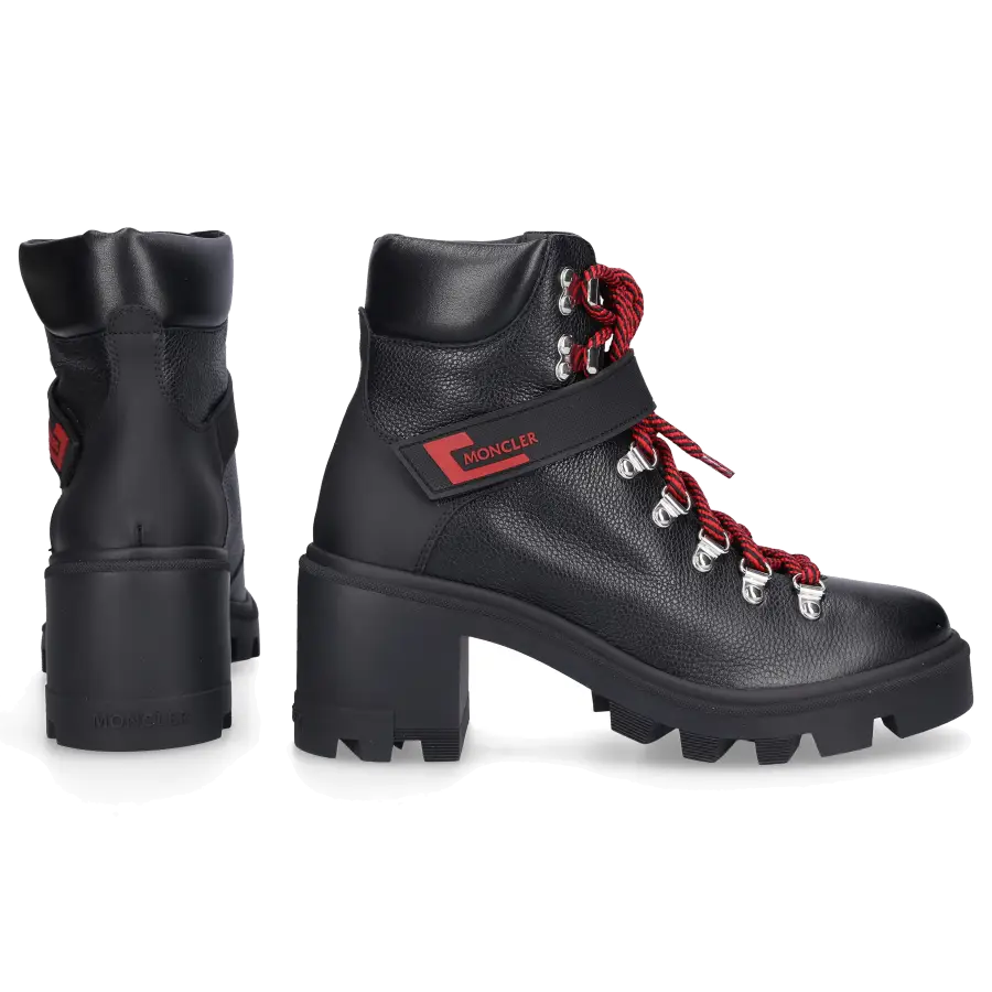 Moncler - Stiefeletten 4F708 Kalbsleder - schwarz