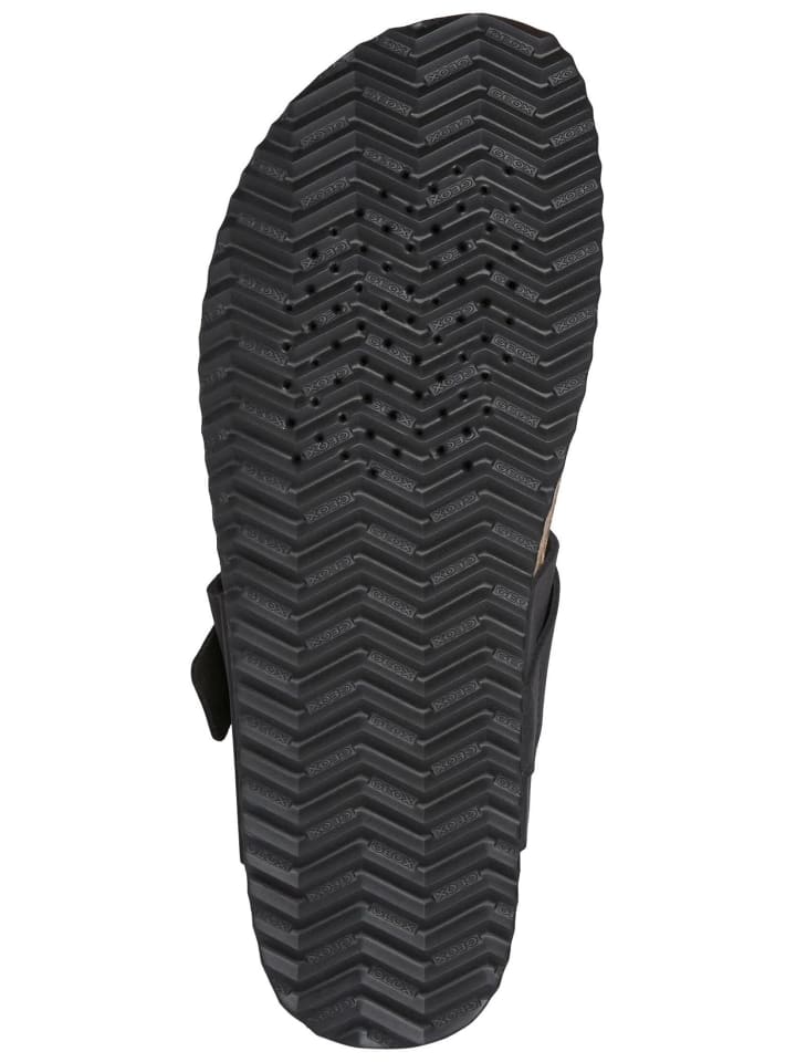 Geox Zehensteg in Schwarz/Schwarz günstig kaufen