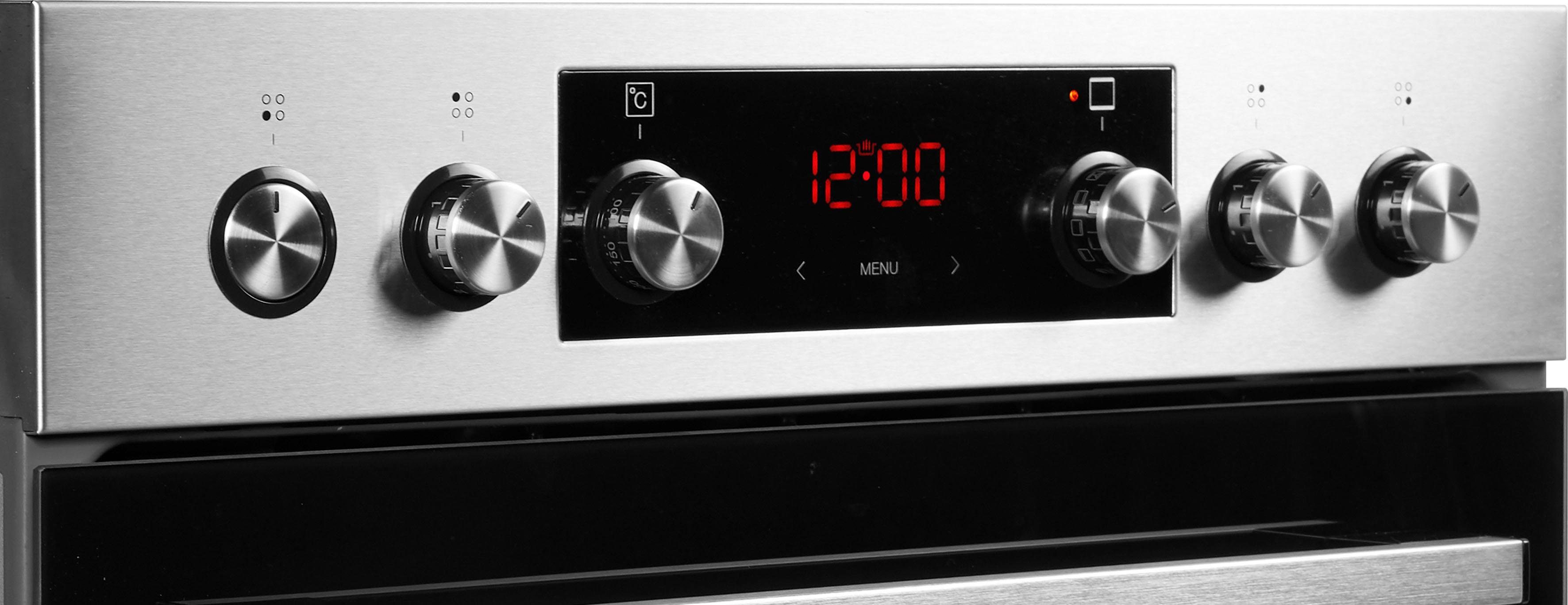 Amica Elektro-Herd-Set EHCX 933 110 E, mit 1-fach-Teleskopauszug, Steam Clean, SteamClean