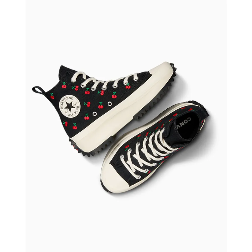 Converse Run Star Hike Platform Cherries A08113C / schwarz