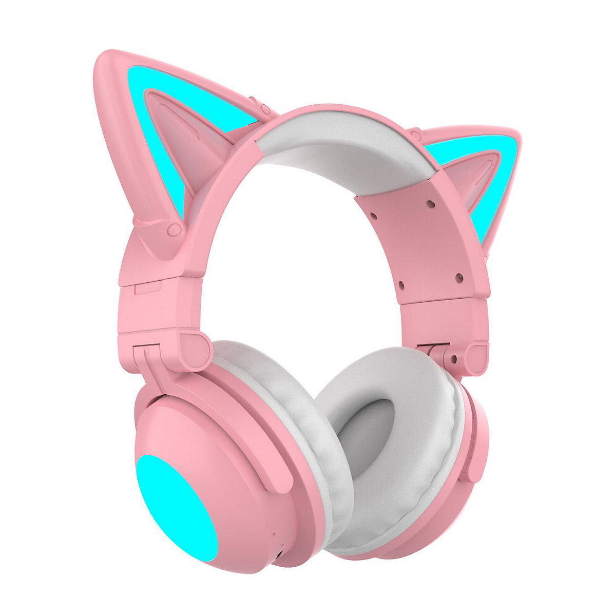 Niedliche Katzen ohren Gaming Headset drahtlose Bluetooth Katze Ohr Headset Kopfhörer Bluetooth kopfhörer mit Blinkende Glow