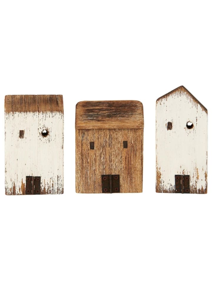 IB Laursen Kleines Holz-Häuser Set Nautico in weiss günstig kaufen onesize