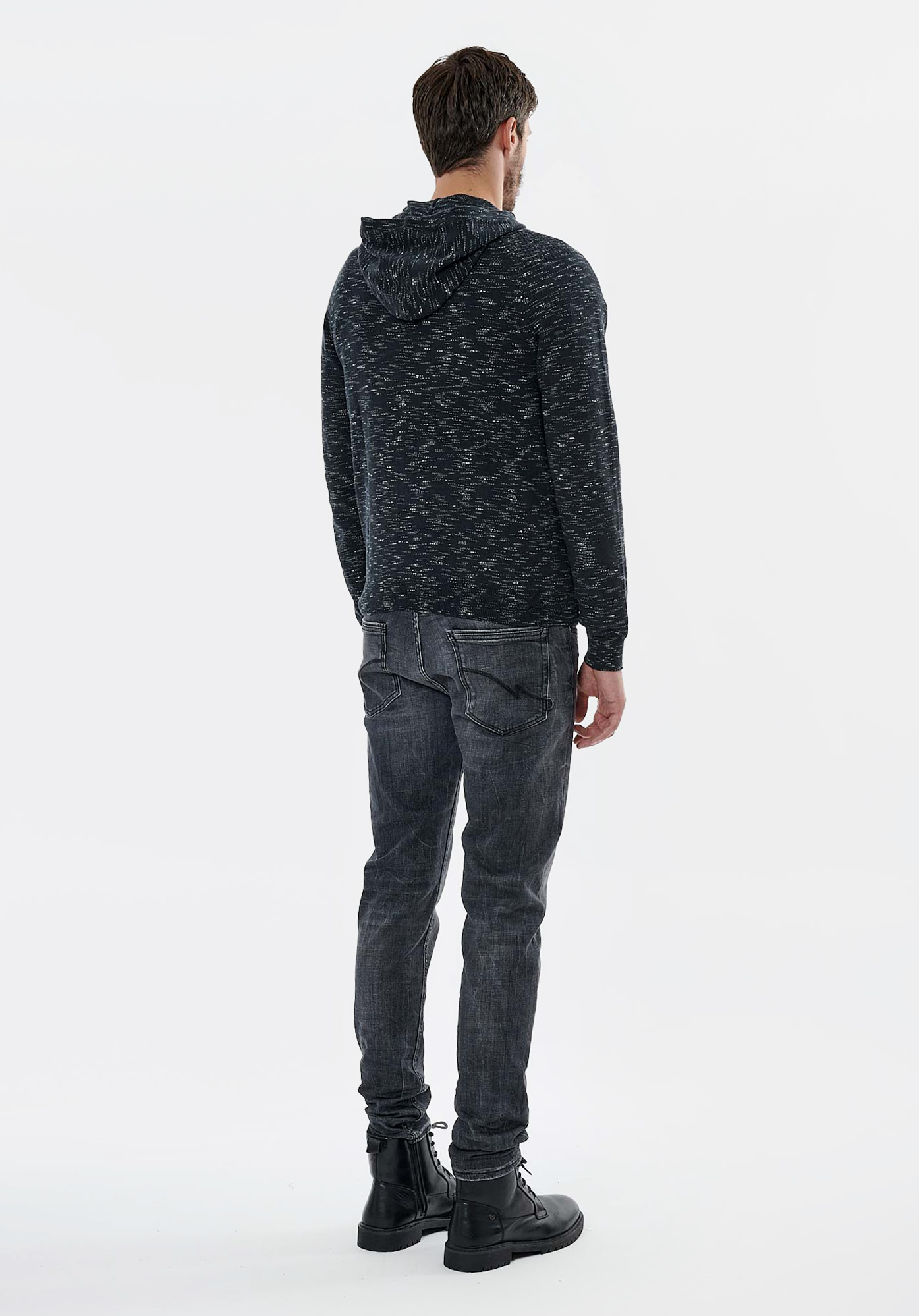 VEER   Gilet bleu marine et blanc homme