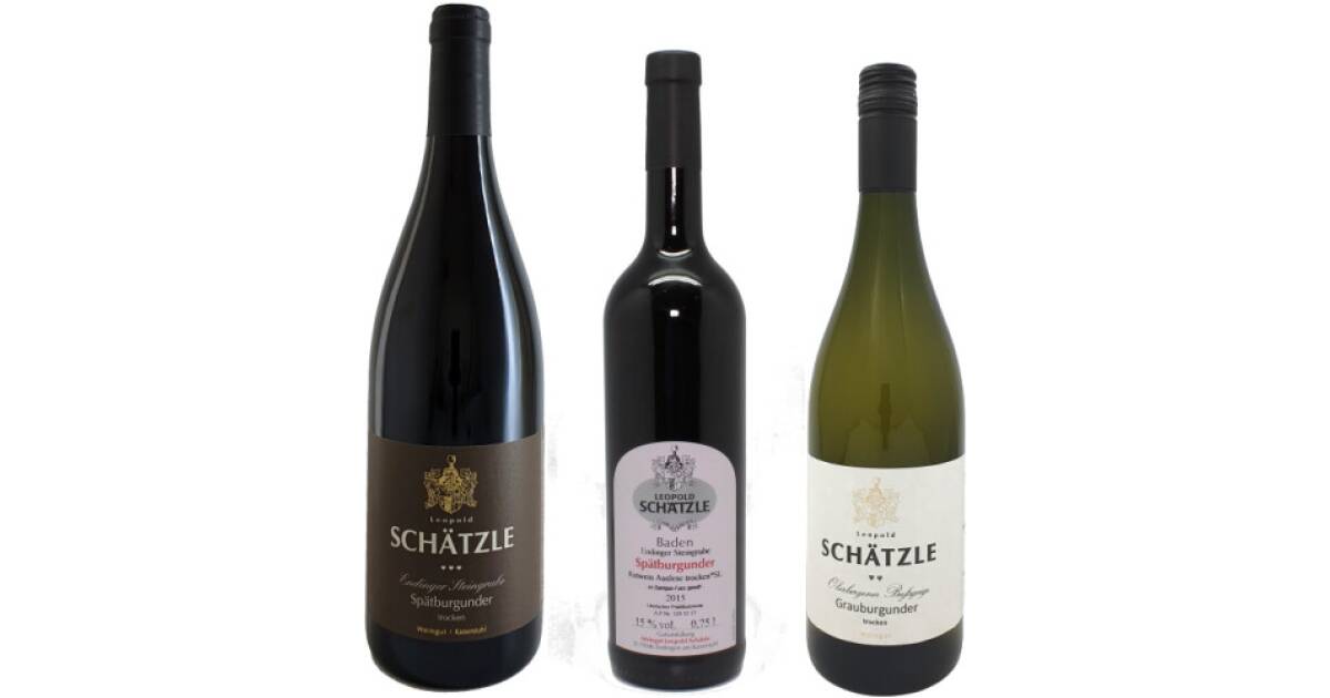 3er Burgunder-Präsentset von Weingut Leopold Schätzle günstig bei wein.de kaufen