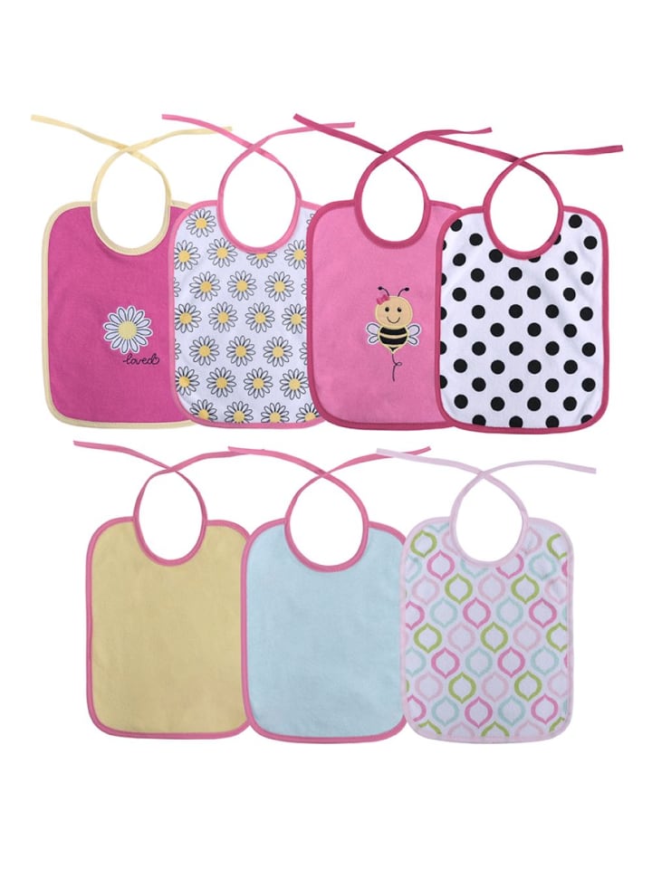 BABY CARE Babylatz 7-teiliges Set in rosa günstig kaufen onesize