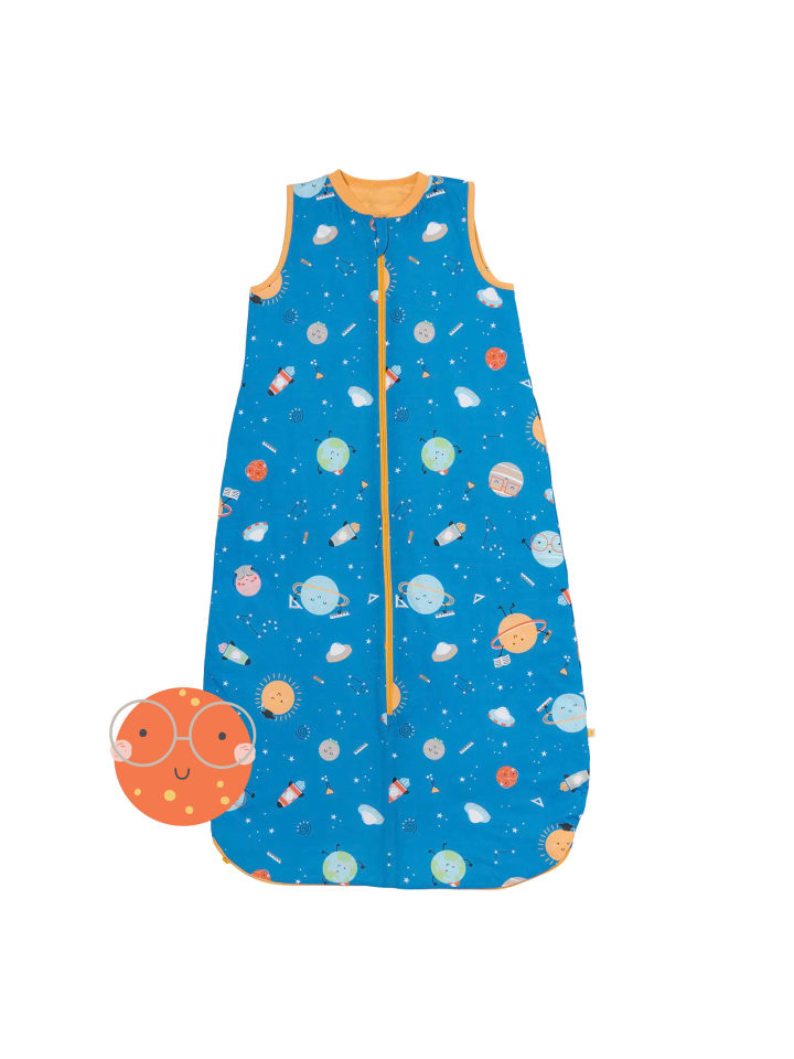 Schlummersack Babyschlafsack, 1.0 TOG in Blau-Gelb günstig kaufen