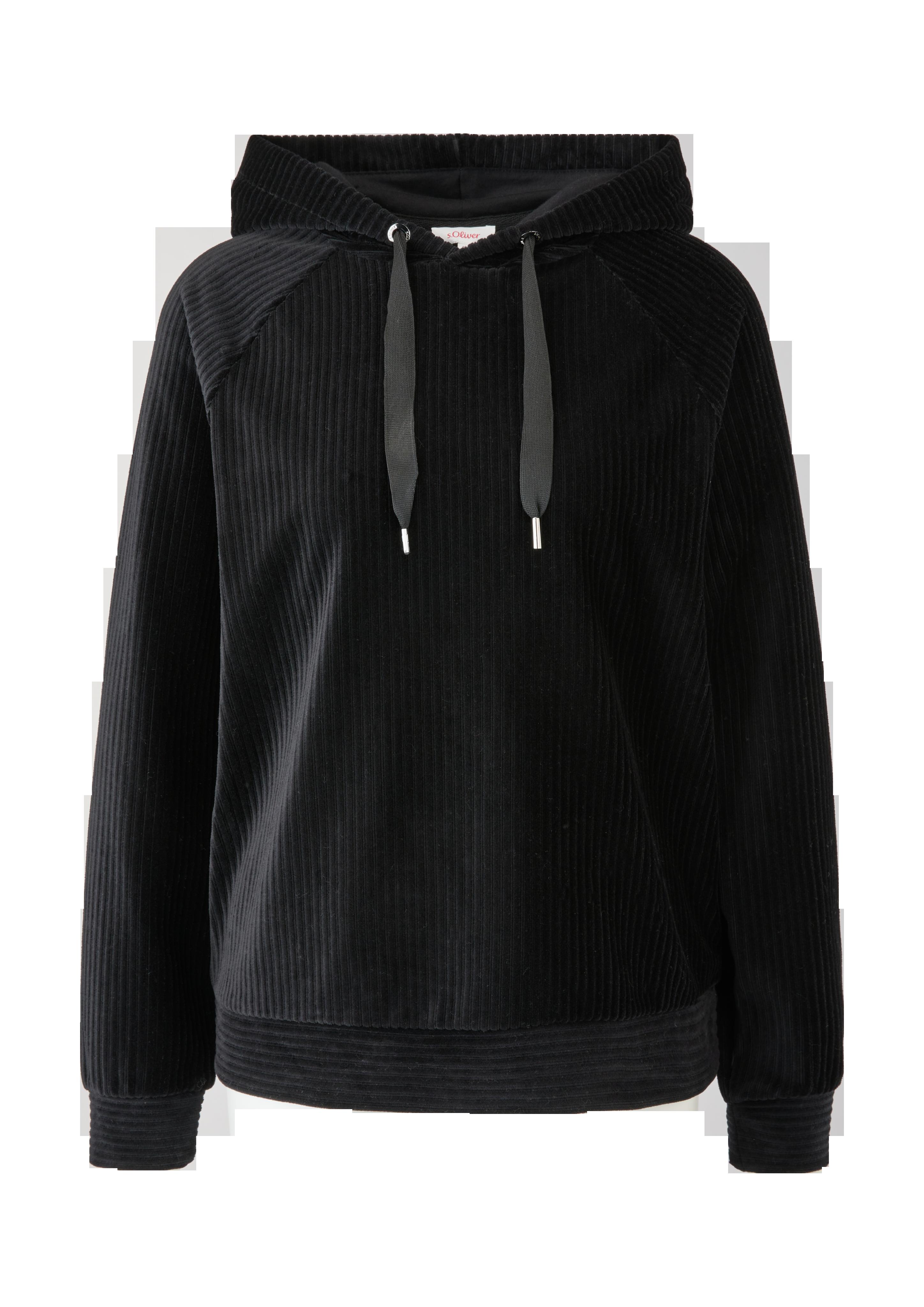 Kapuzensweatshirt aus Cord  2121938-9999