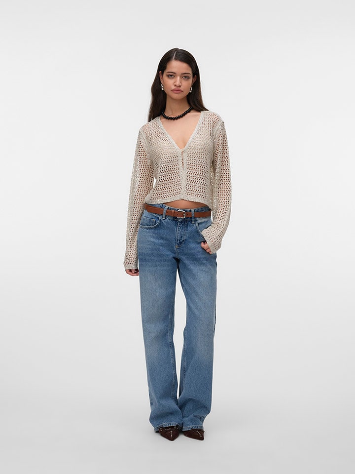 Vero Moda Cardigan in Creme günstig kaufen