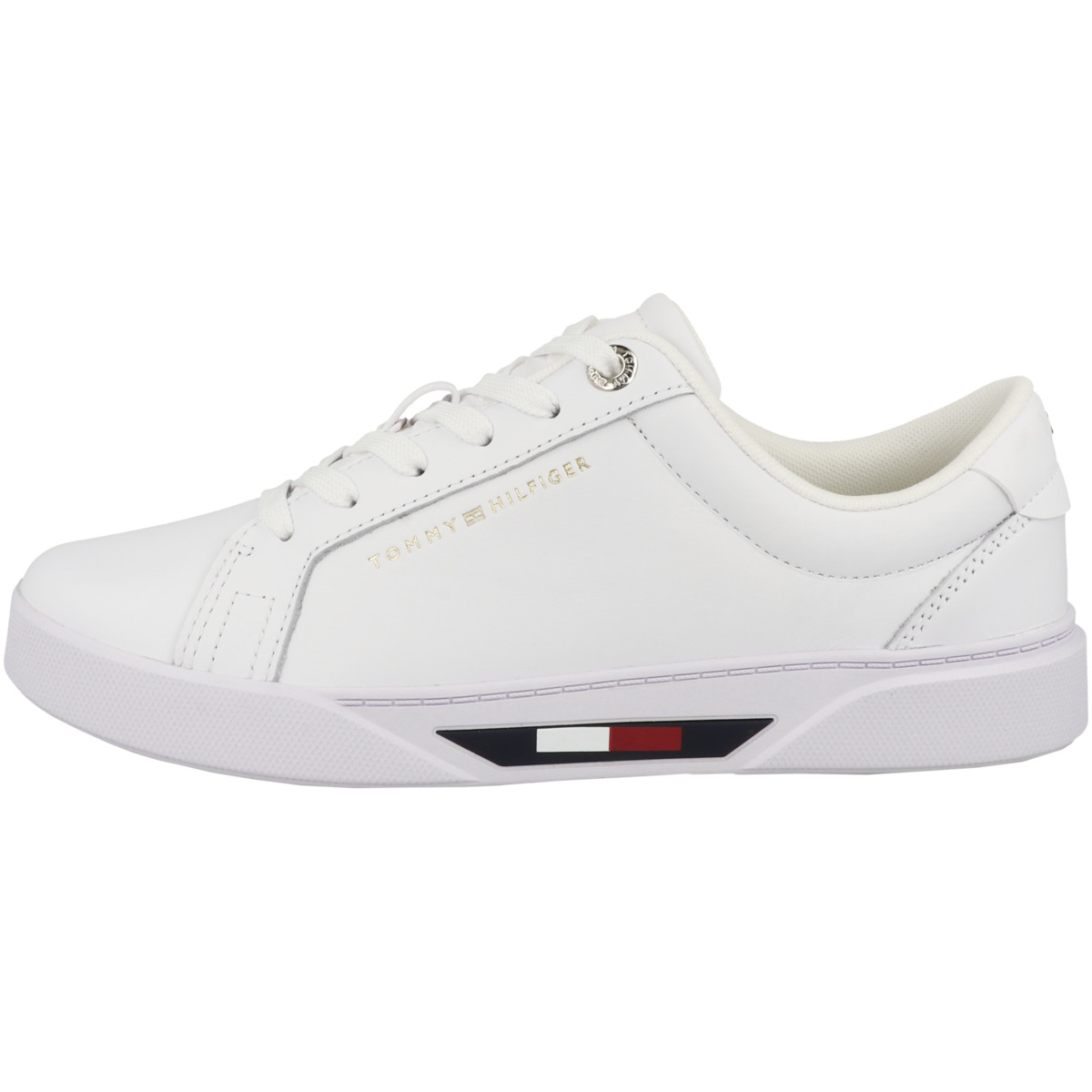 Tommy Hilfiger Global Stripes Court Sneaker Low weiss