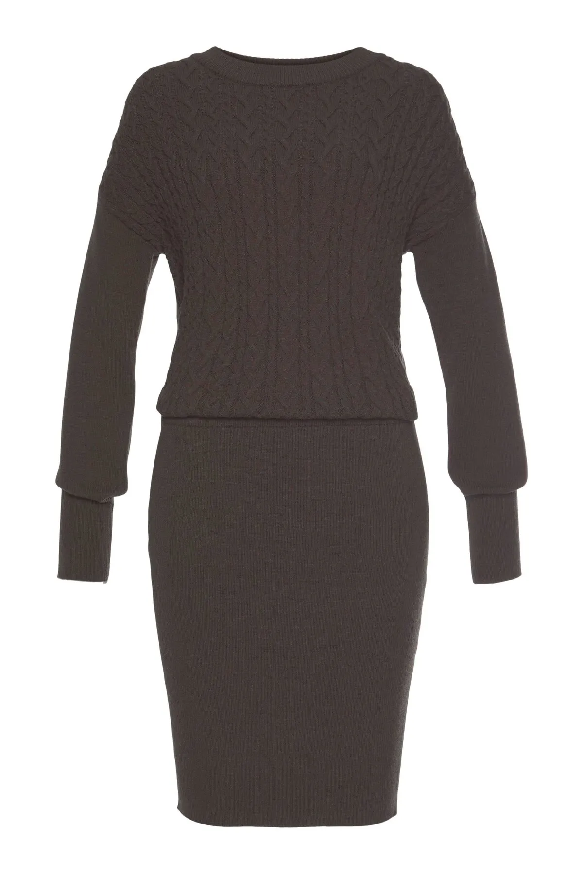 LASCANA  Kleid - Beige - Basic