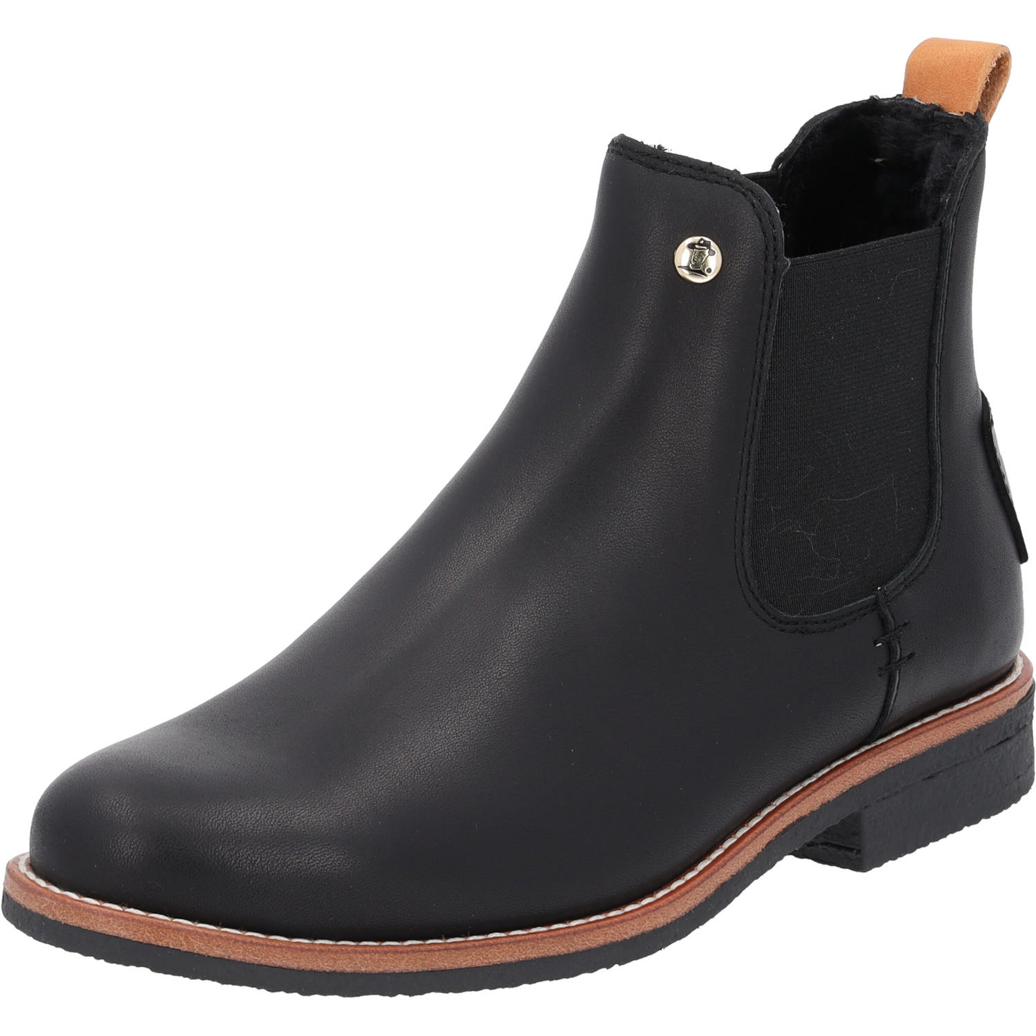 Panama Jack Travelling Giordanna Igloo B, Chelsea Boots, Damen, Schwarz (Negro/Black)