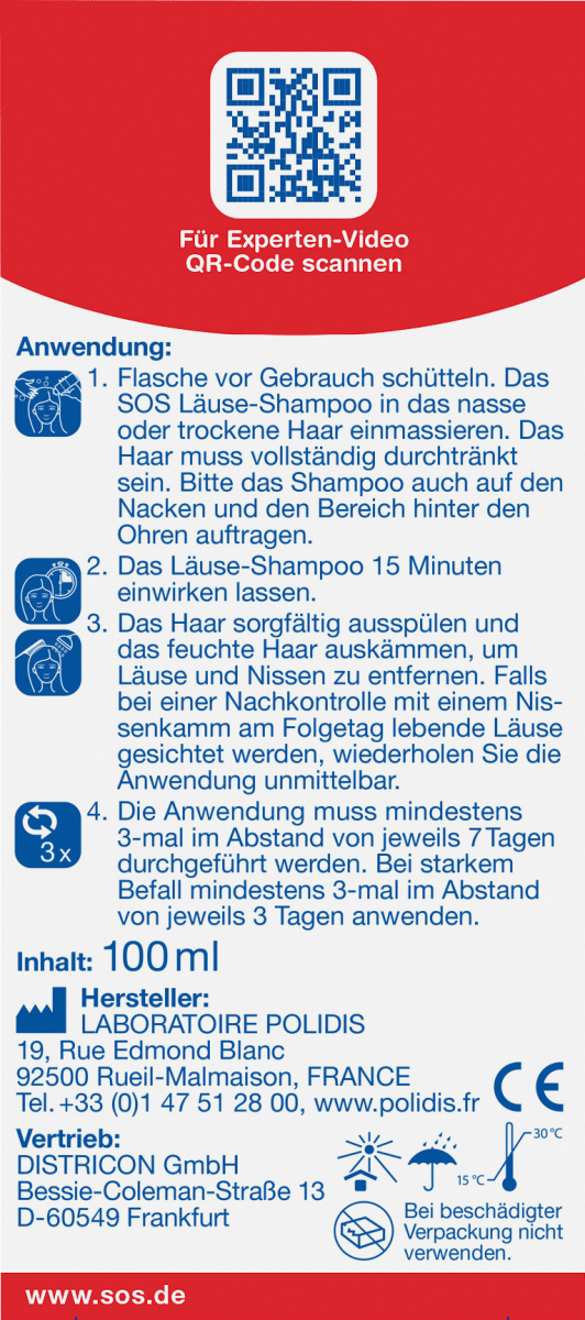 Läuse Shampoo, 100 ml