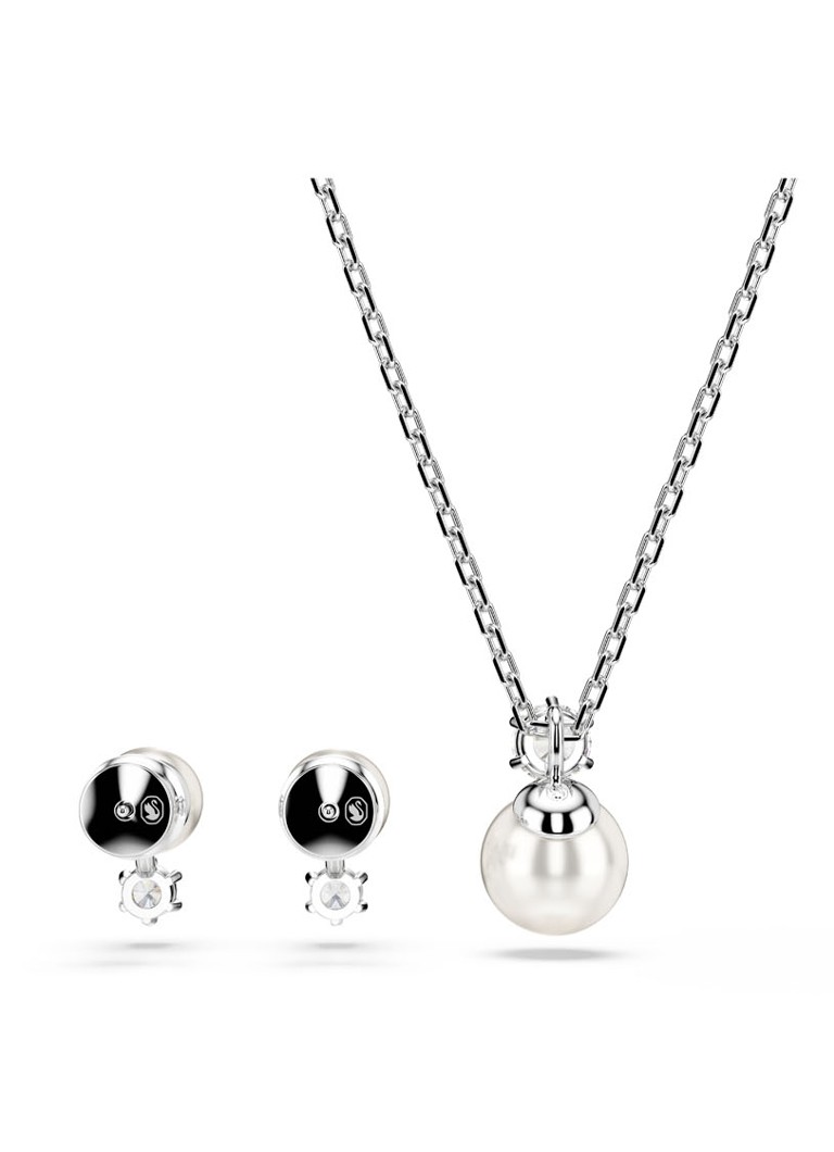Swarovski Matrix kristállyal díszített nyaklánc és fülbevaló szett