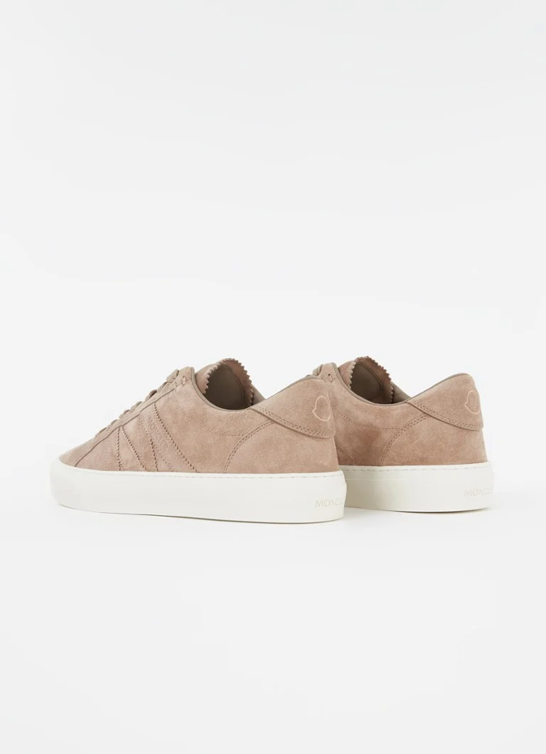 Sneakers Moncler Monaco2 in pelle scamosciata