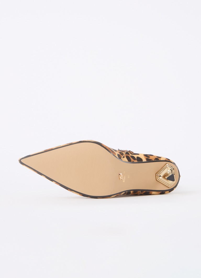 Ghete din piele Leopold de la Dune London, cu imprimeu leopard.