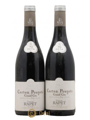 Corton Grand Cru Pougets Rapet Père & Fils  2014 - Lot de 2 Bouteilles