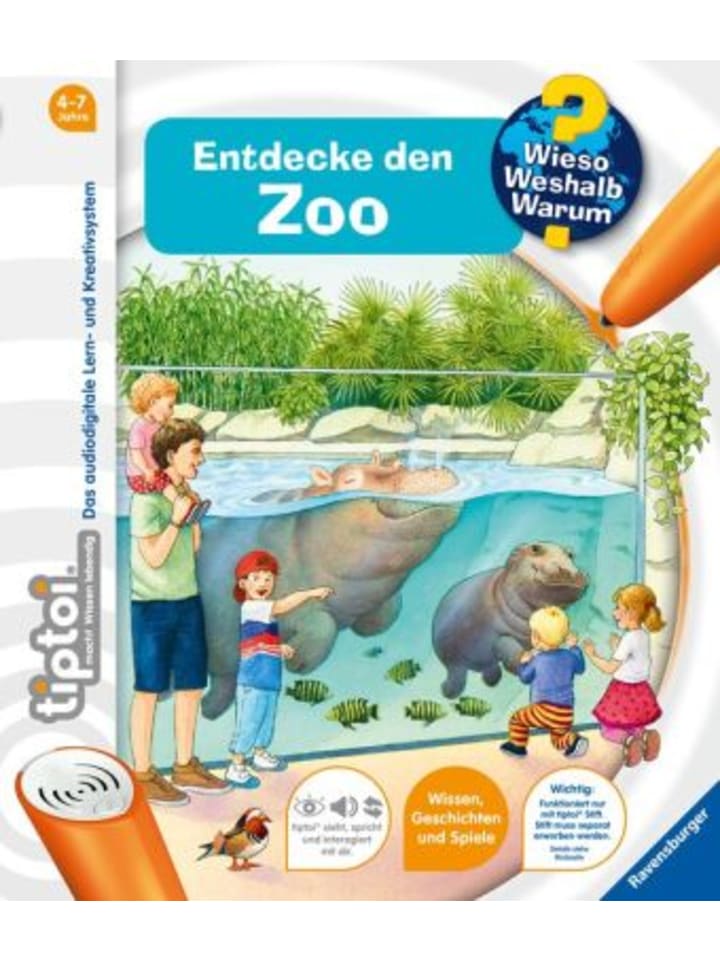 Ravensburger Verlag GmbH Buch - tiptoi® Wieso? Weshalb? Warum? - Entdecke den Zoo günstig kaufen onesize