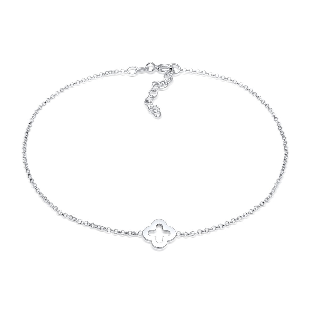 Elli Elli Bracelet de Cheville Femmes bracelet de cheville trèfle pendentif chance en  Bijoux