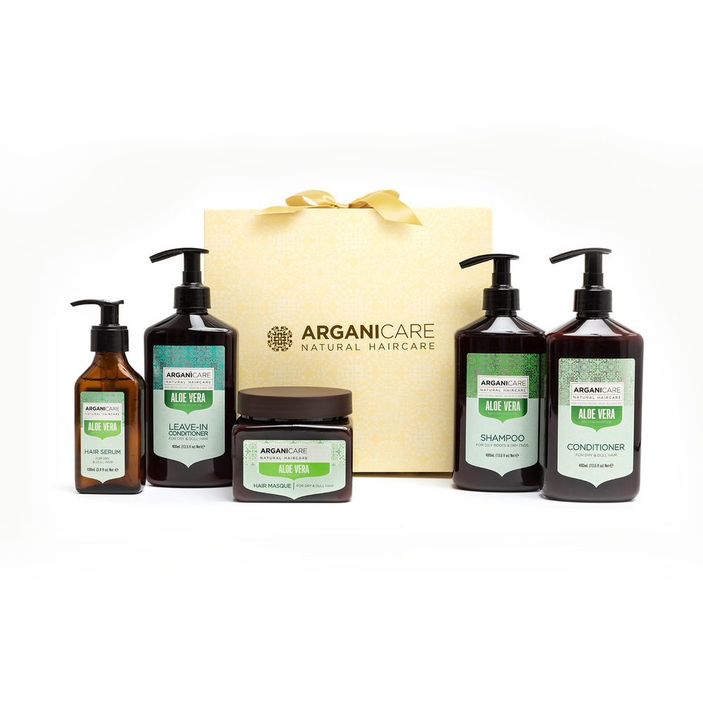 Arganicare coffret cheveux racines grasses pointessèches COFFRET CADEAU