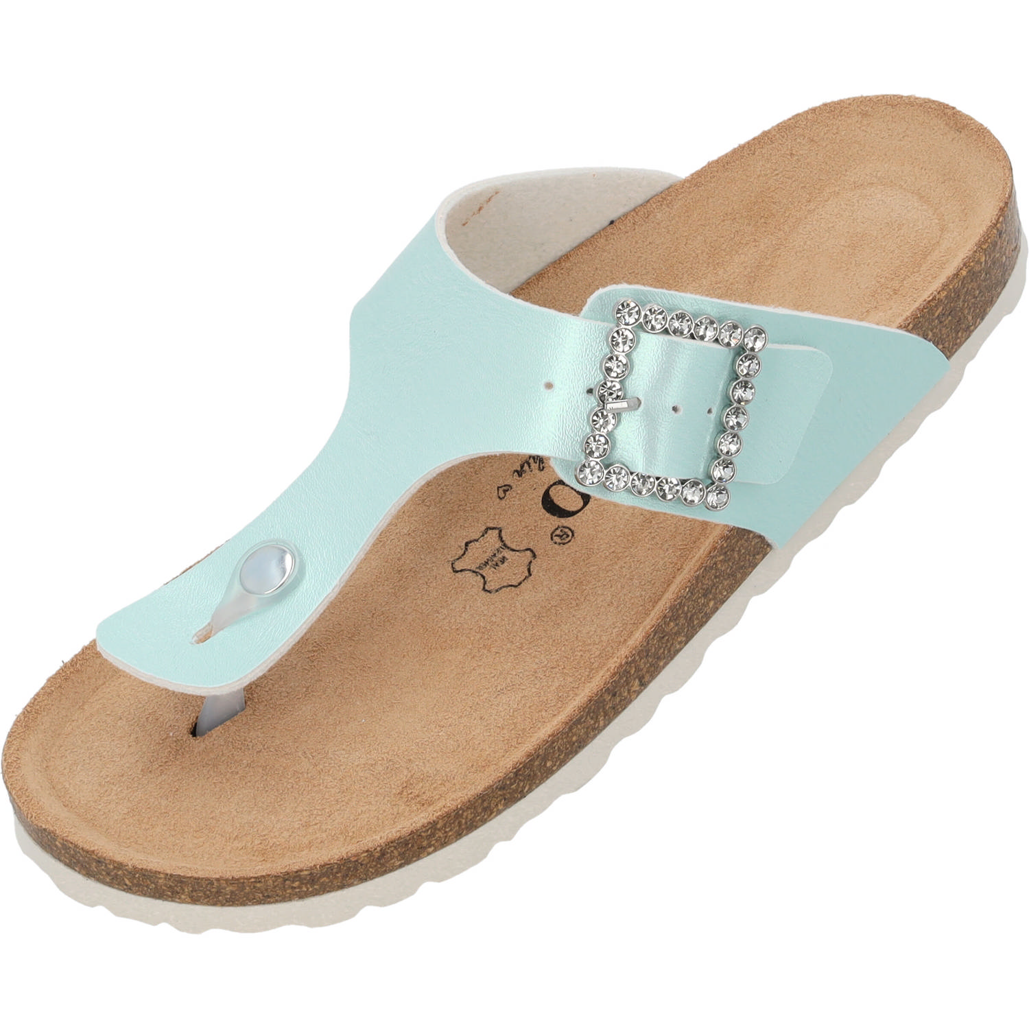 Palado Kos SQ by Sila Sahin, Zehentrenner, Damen, Türkis Metallic