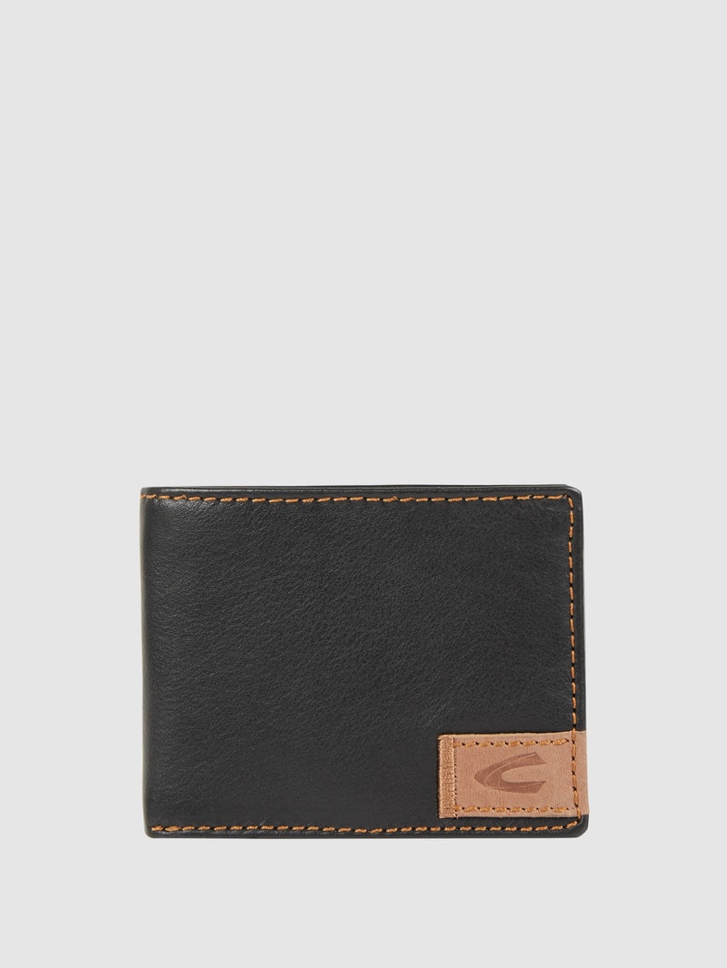 Portmonee aus Leder in schwarz