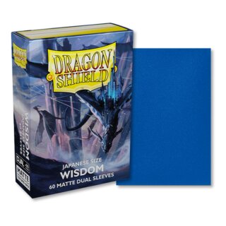 Dragon Shield Japanese Size Matte Dual Sleeves - Wisdom (60)