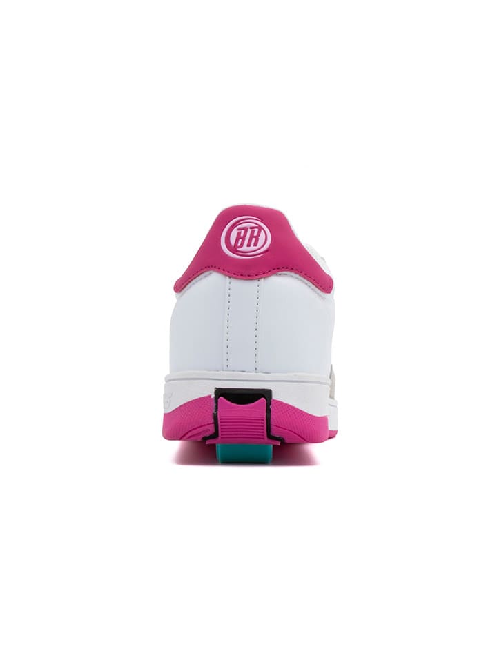 Breezy Rollers Sneakers mit Rollen in Weiß/ Pink günstig kaufen