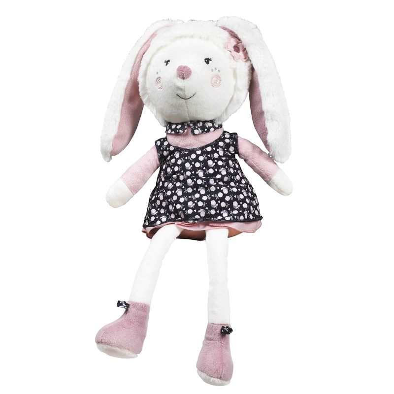 Doudou lapin grand modèle Miss fleur de lune