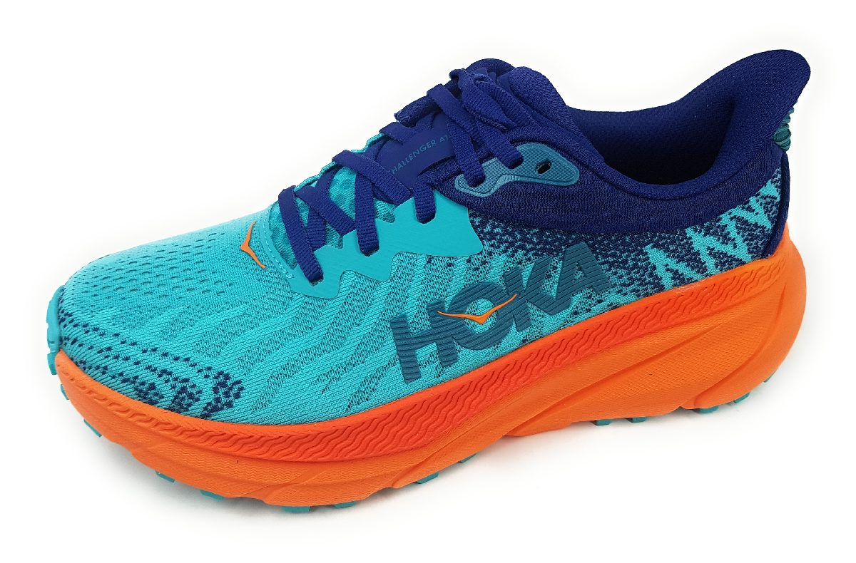 Hoka Chellenger ATR 7 1134498B Grün CVOR- Vibrant Orange
