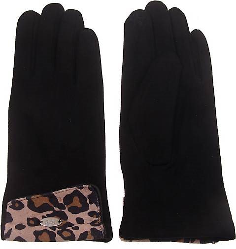 Leslii Handschuhe Leo Muster mit praktischer Touchscreen-Funktion