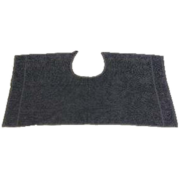 Beautytex Halsausschnitt-Handtuch Schwarz 50 x 90cm