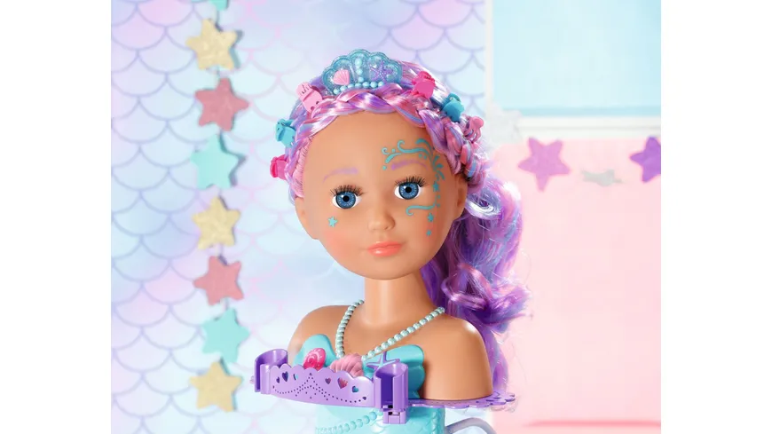 Zapf Creation - BABY born Sister Styling Head Meerjungfrau