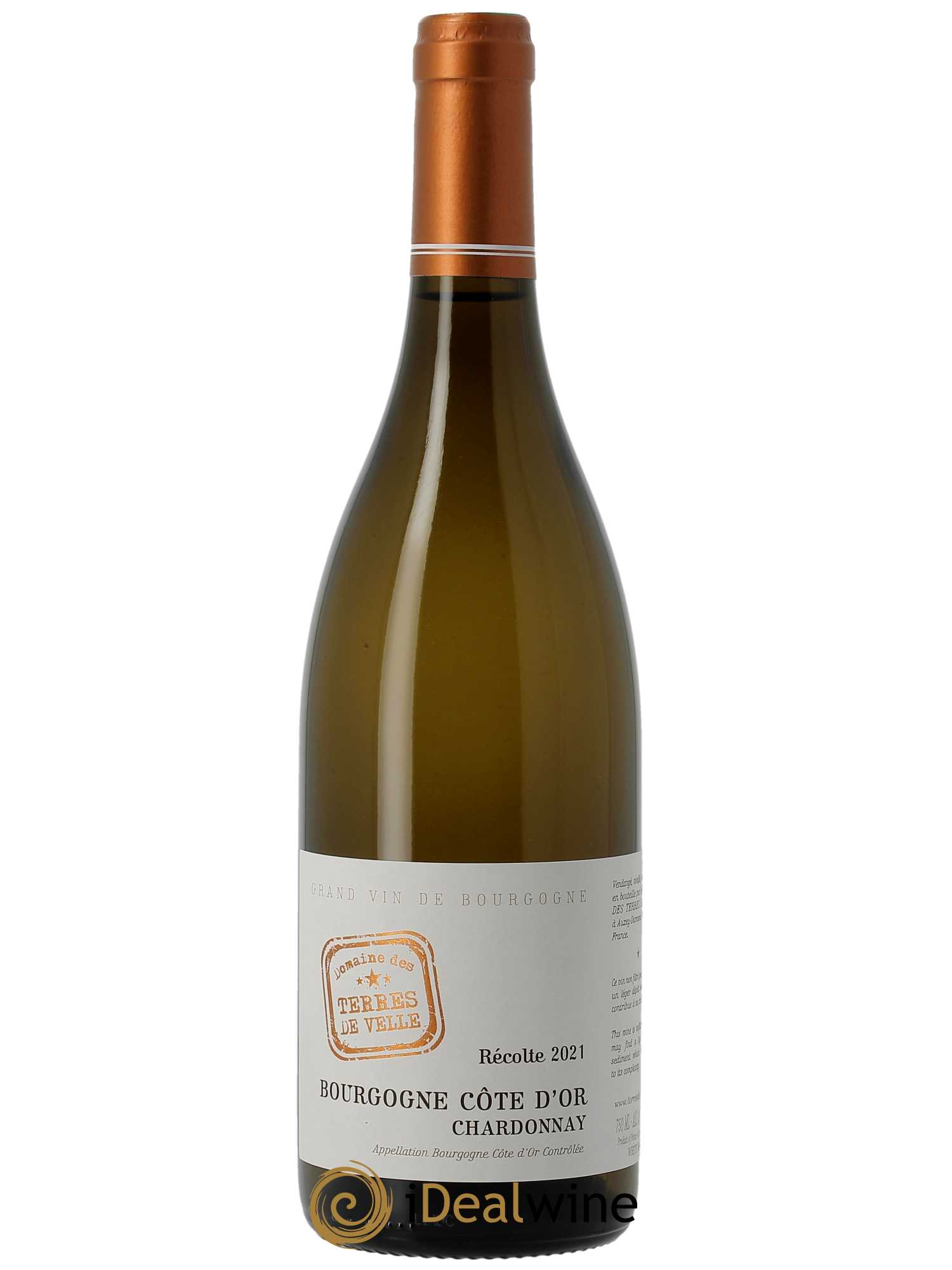 Bourgogne Côte d'Or Terres de Velle  2021 - Lot de 1 Bouteille