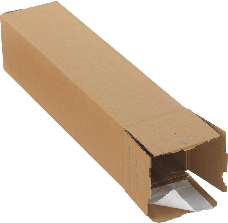 RAJA Versandrohr 610 (L) x 105 (Ø) mm Verschlusslasche Braun 10 Stück
