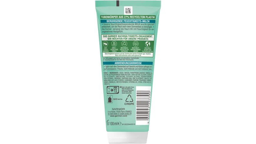 Garnier Ambre Solaire After Sun beruhigend 100 ml