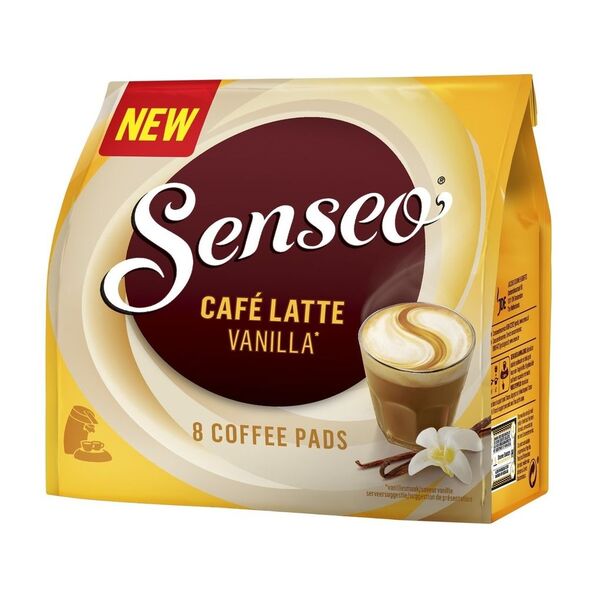 Douwe Egberts Senseo Café Latte Vanilla Kahvityynyt 8 kpl