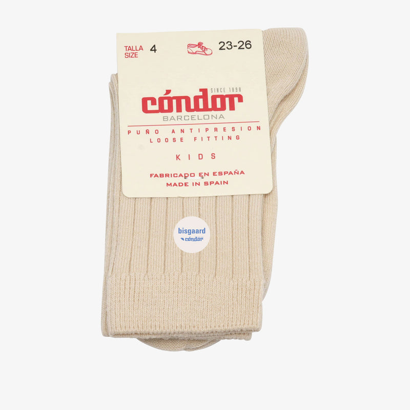 rib strümpfe - Beige