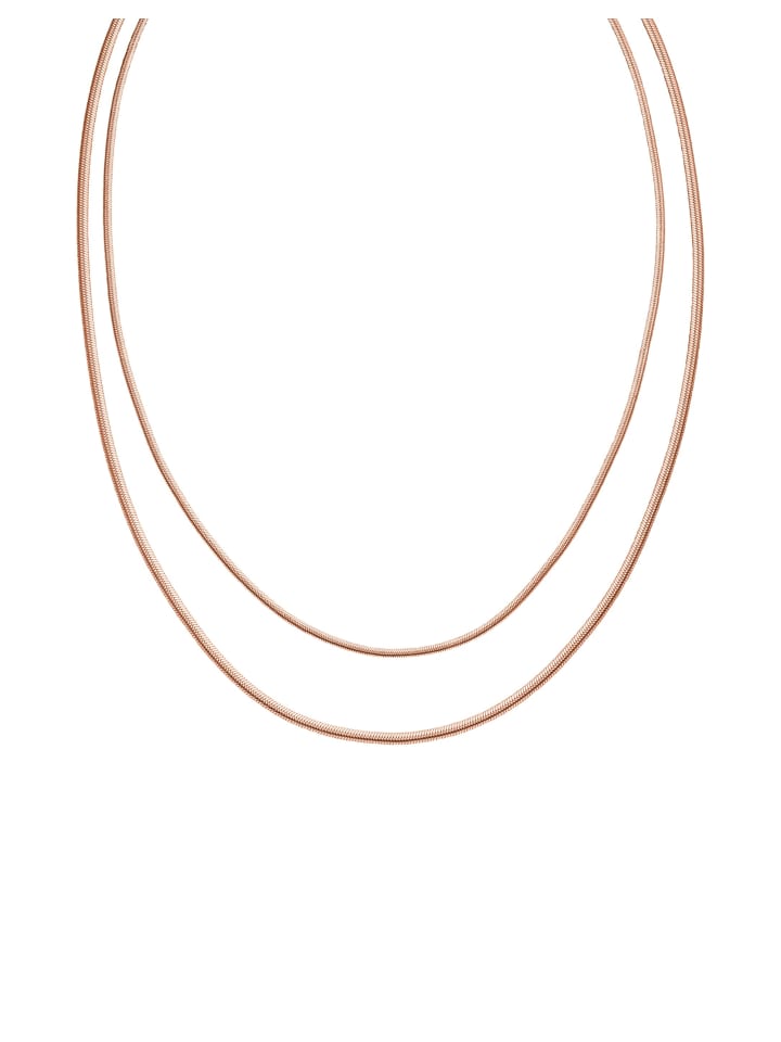 PURELEI Doppelkette Two Layers in Rosegold günstig kaufen onesize
