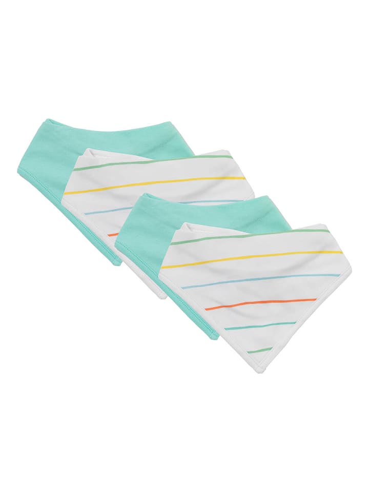 Schlummersack Bandana / Halstuch aus Bio-Baumwolle 4er-Pack in Weiß günstig kaufen onesize