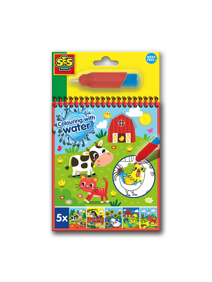 SES Malen mit Wasser Malbuch mit Wasserstift 