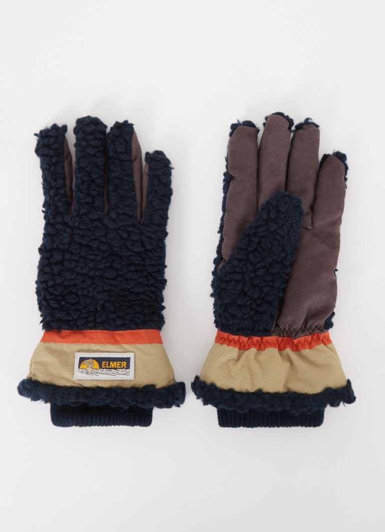 ELMER Teddy gloves with logo and touchscreen function