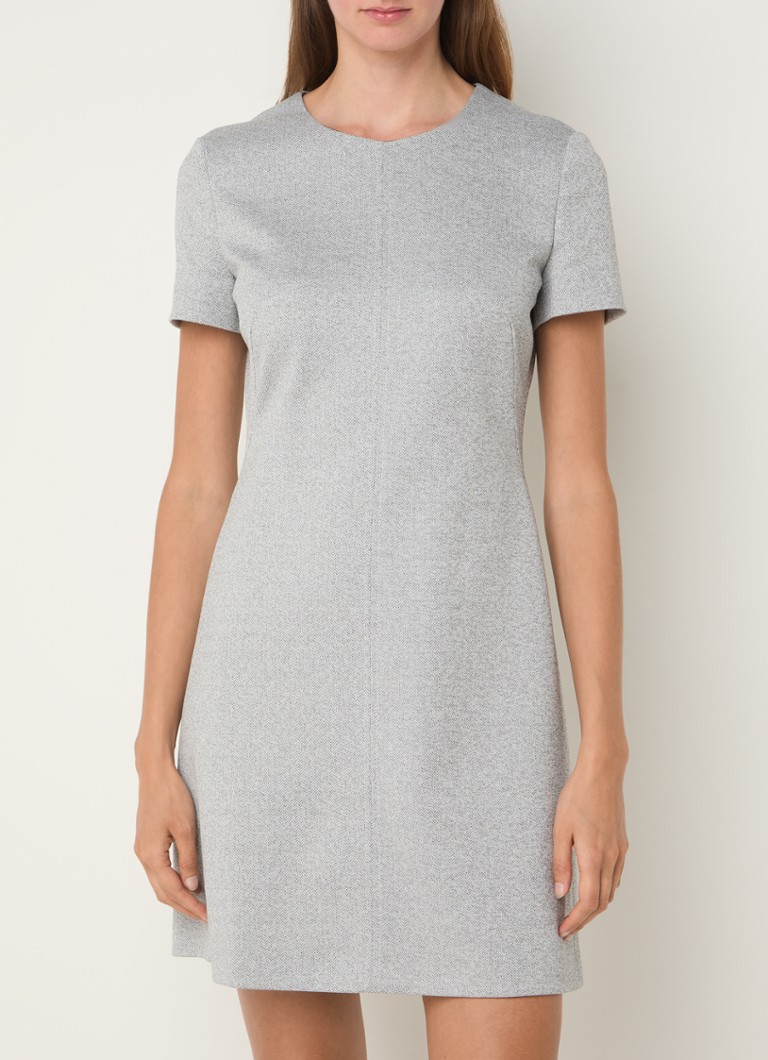 Vestido corto ajustado Donalara de HUGO BOSS con estampado jaspeado