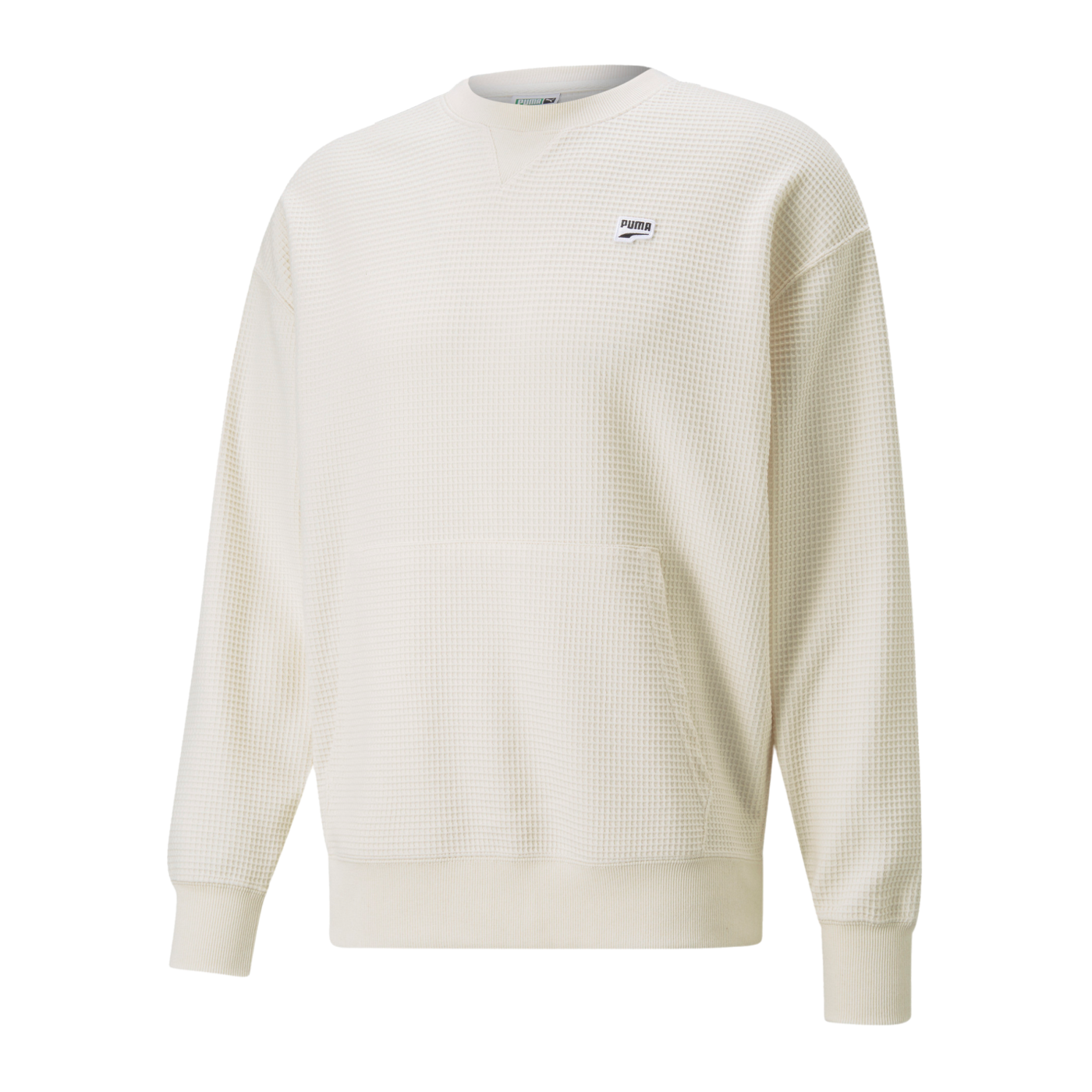 PUMA Downtown Waffle Crew Sweatshirt Weiss F99