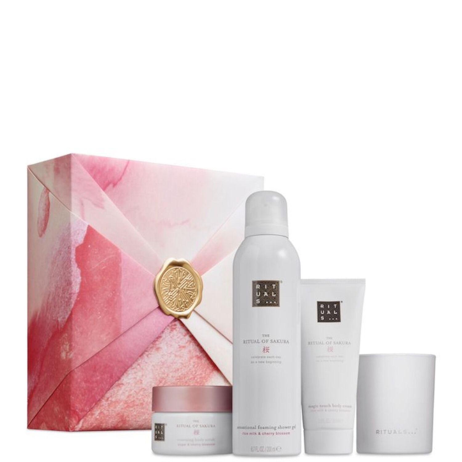 Rituals The Ritual of Sakura Coffret M - Mousse de Douche 200 ml + 3 Produits
