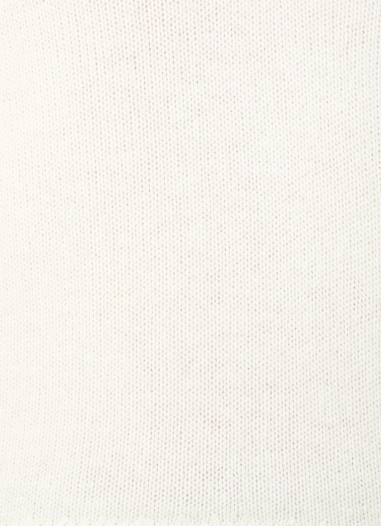 Sandro Fine-knit wool pullover with faux pearls