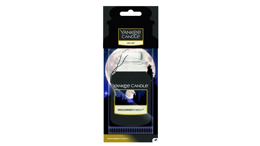 Yankee Candle Car Jar Paper Midsummers Night schwarz