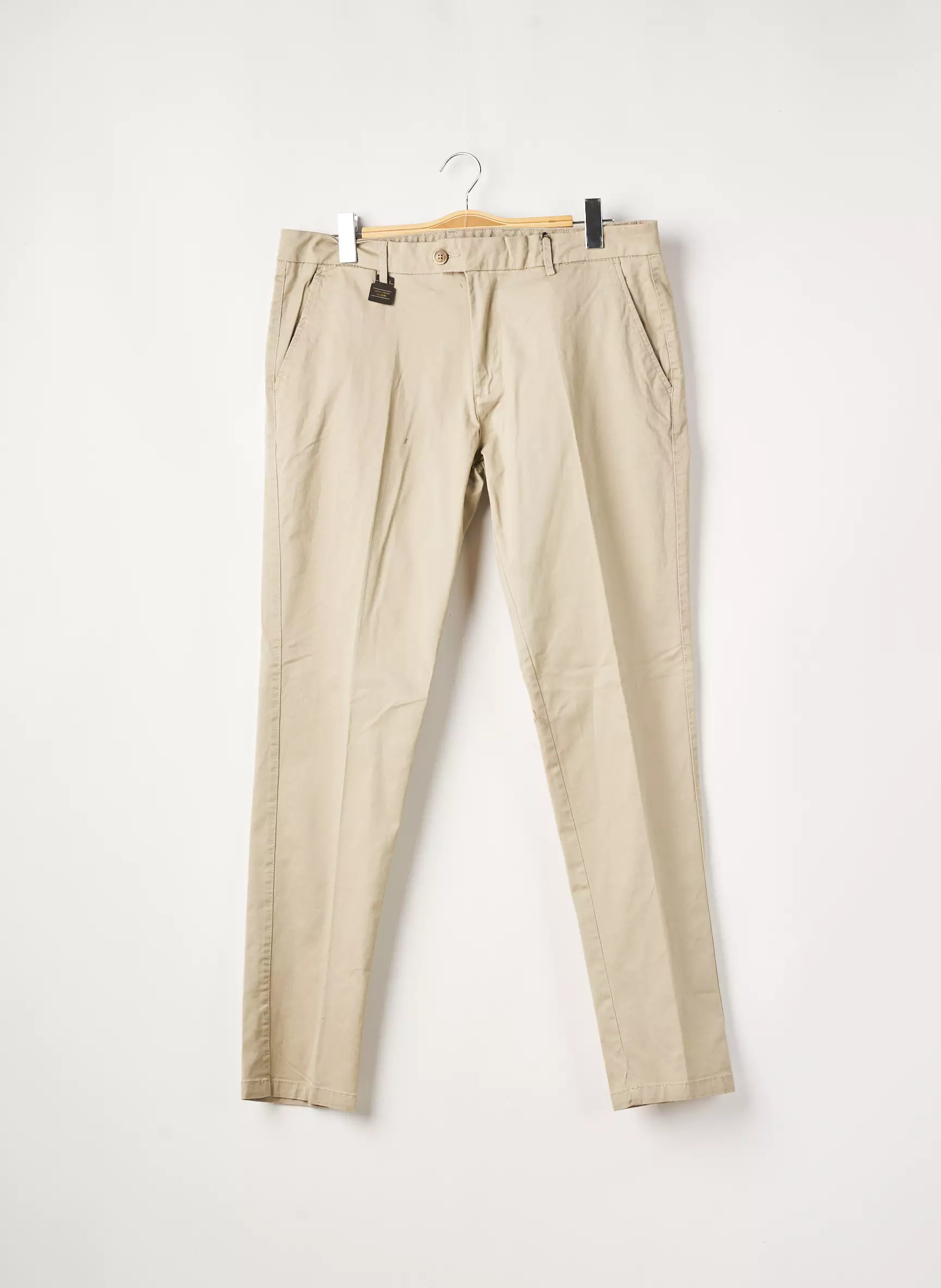 Dan John Pantalons Chino Homme couleur beige