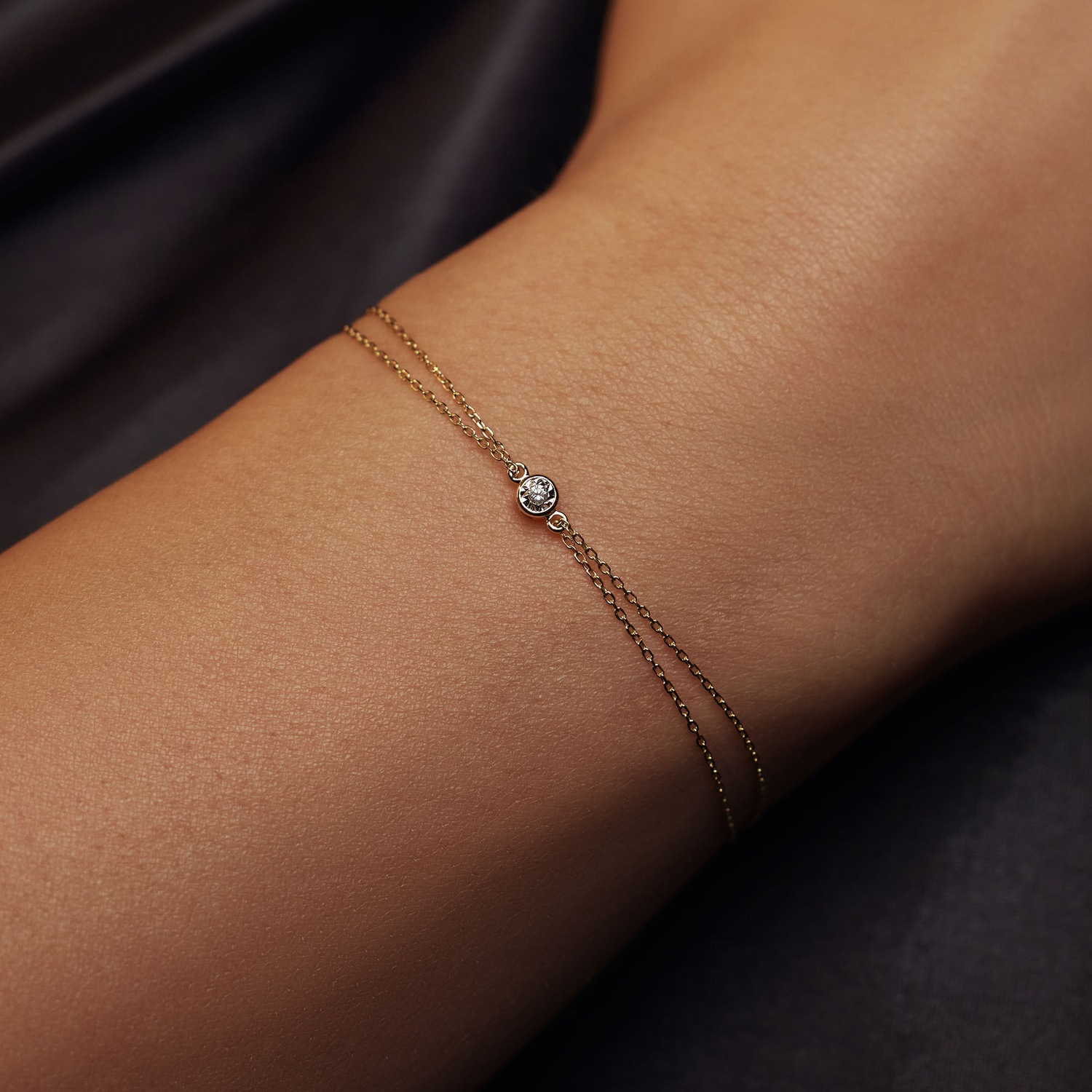 De la Paix Armband - 585 Gold / 14 Karat Gold
